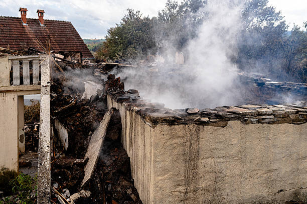 Professional Fire Damage Removal technician working in Springfield, VA